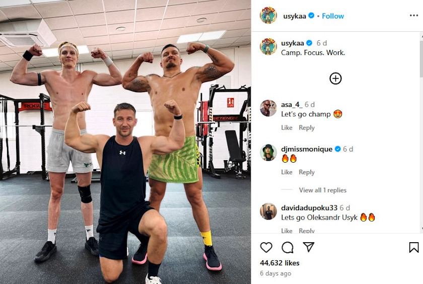 Usik Oleksandr training