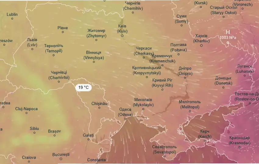 Погода в Україні 31 липня: спека на сході, дощі лише локально