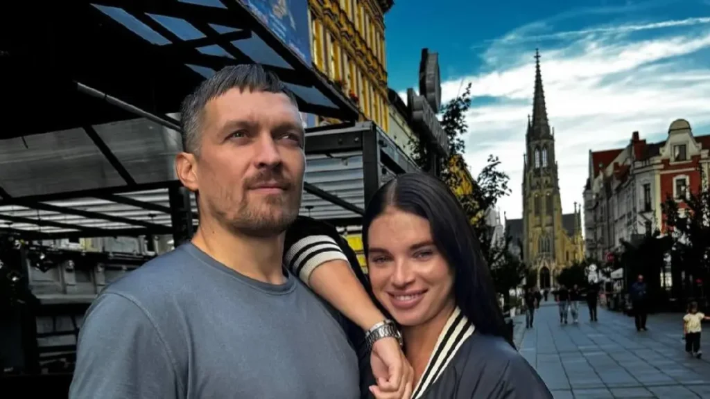 Усик на відпочинку з родиною