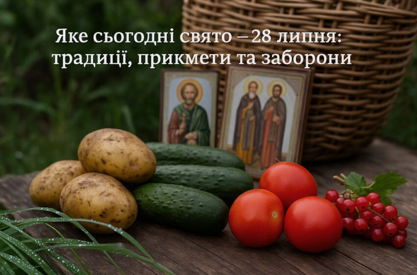  Яке сьогодні свято 28 липня – традиції та прикмети
