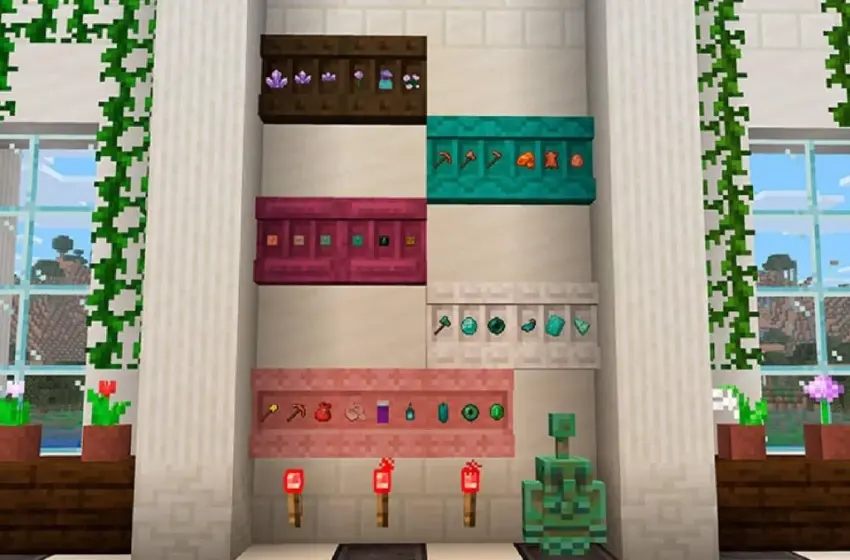 Minecraft отримує нові полиці та декоративного мідного голема: гравців чекає оновлення з комфортом