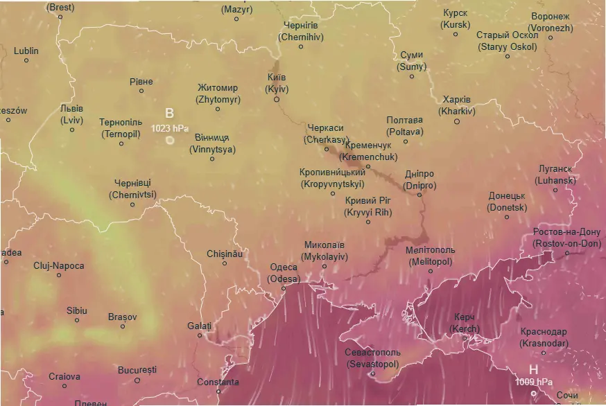 Погода на 8 серпня