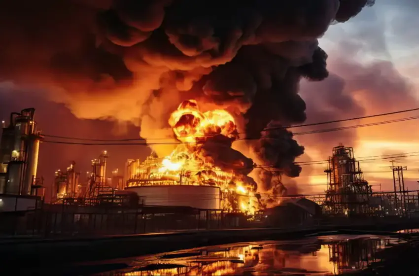  Астраханський газопереробний завод зупинився після атаки дронів, відновлення може затягнутися на місяці