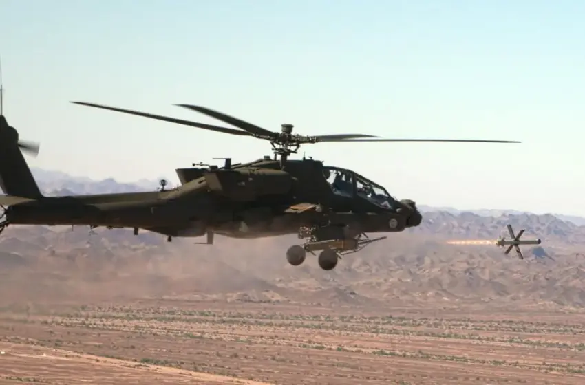  Гелікоптери Apache вперше випробували ракети Spike NLOS на 25км у Європі
