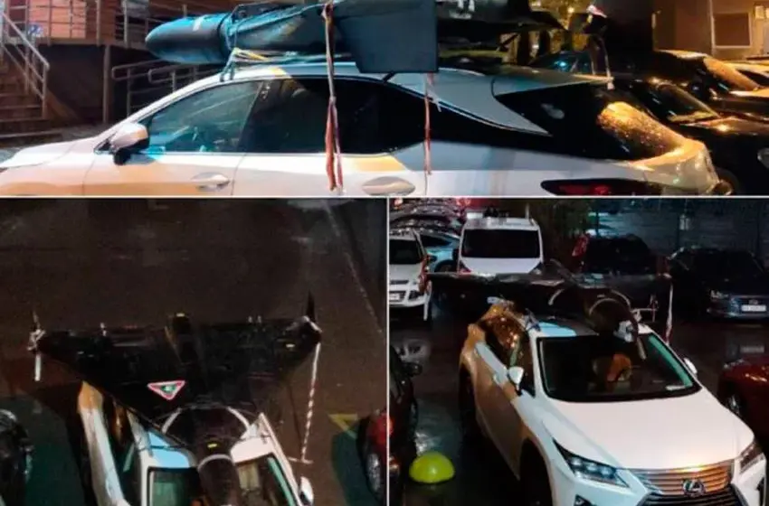  У Києві на даху автомобіля знайшли російський Shahed: поліція провела перевірку