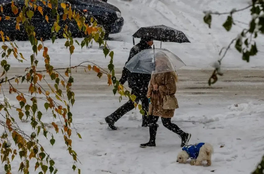  В Україні різка зміна погоди: від +20 на півдні до мокрого снігу на заході