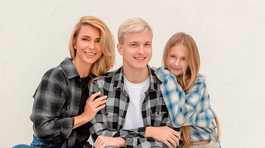 Марина Боржемська з дітьми