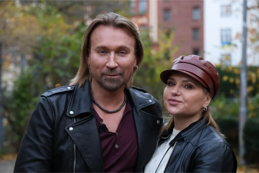 Олег Винник з дружиною