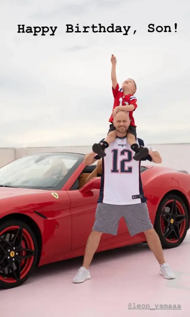 Влад Яма з 10-річним сином в США