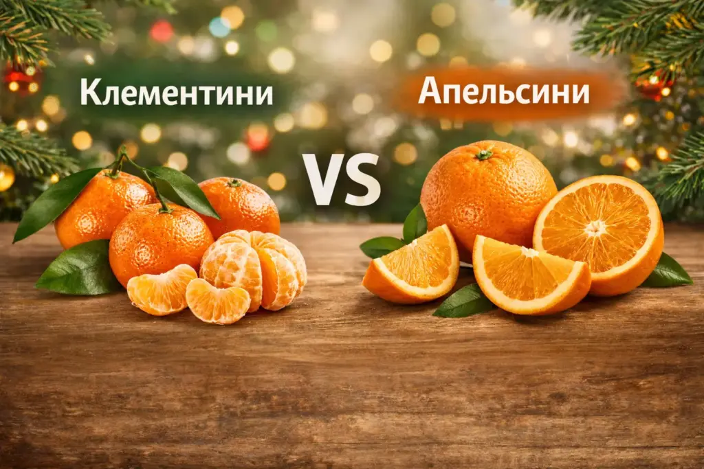 Клементини чи апельсини - який цитрус принесе більше користі