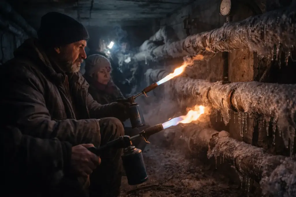 Російські удари залишили Київ без тепла у мороз –20°C