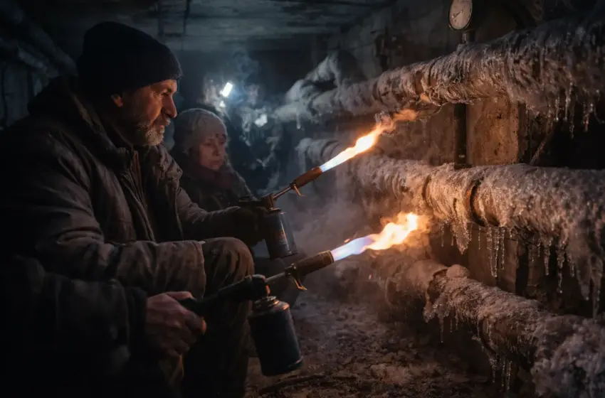  «Кожен день — як боротьба за життя»: російські удари залишили Київ без тепла у мороз –20°C, — Sky News