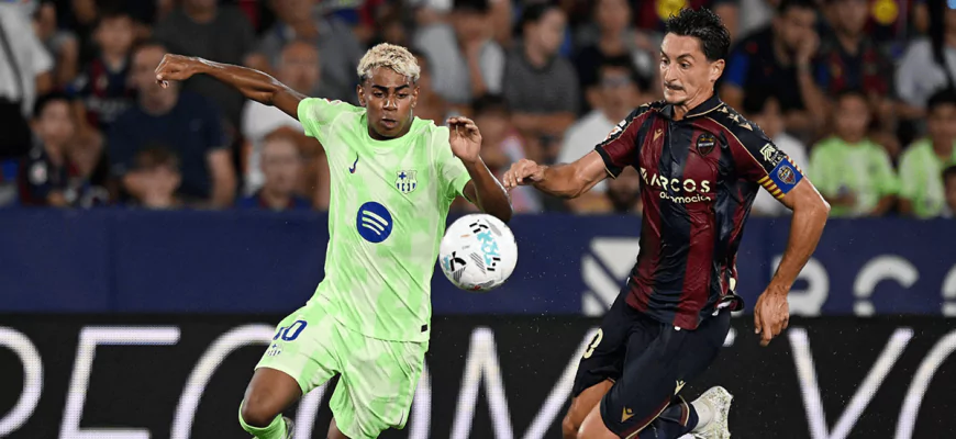 Барселона - Леванте прогноз і ставка на матч Ла Ліги - 22.02.2026