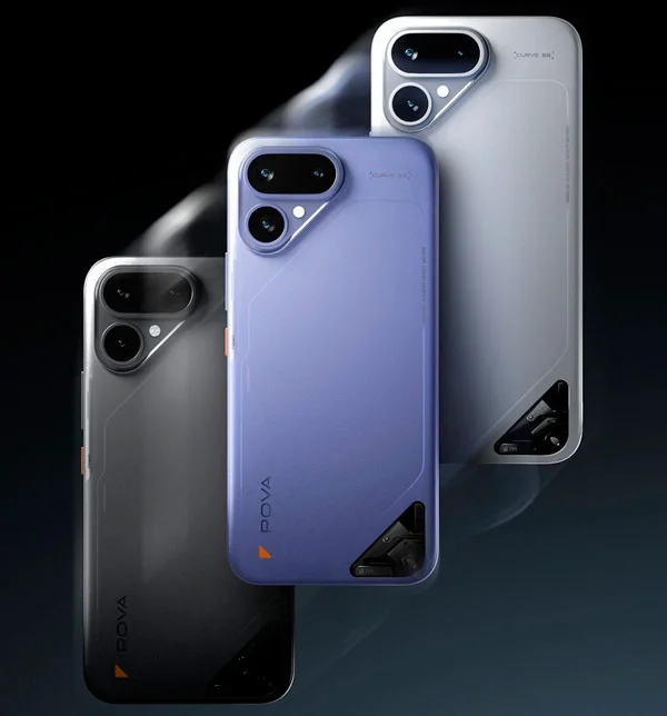 Tecno Pova Curve 2 - новий смартфон з потужною батареєю та вигнутим екраном