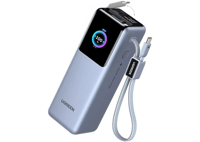 Ugreen Nexode Pro 25 000 мА·год — повербанк з TFT-дисплеєм і підтримкою зарядки ноутбуків